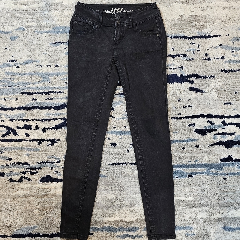 🛒💰W4 WALLFLOWER BLACK JEGGING